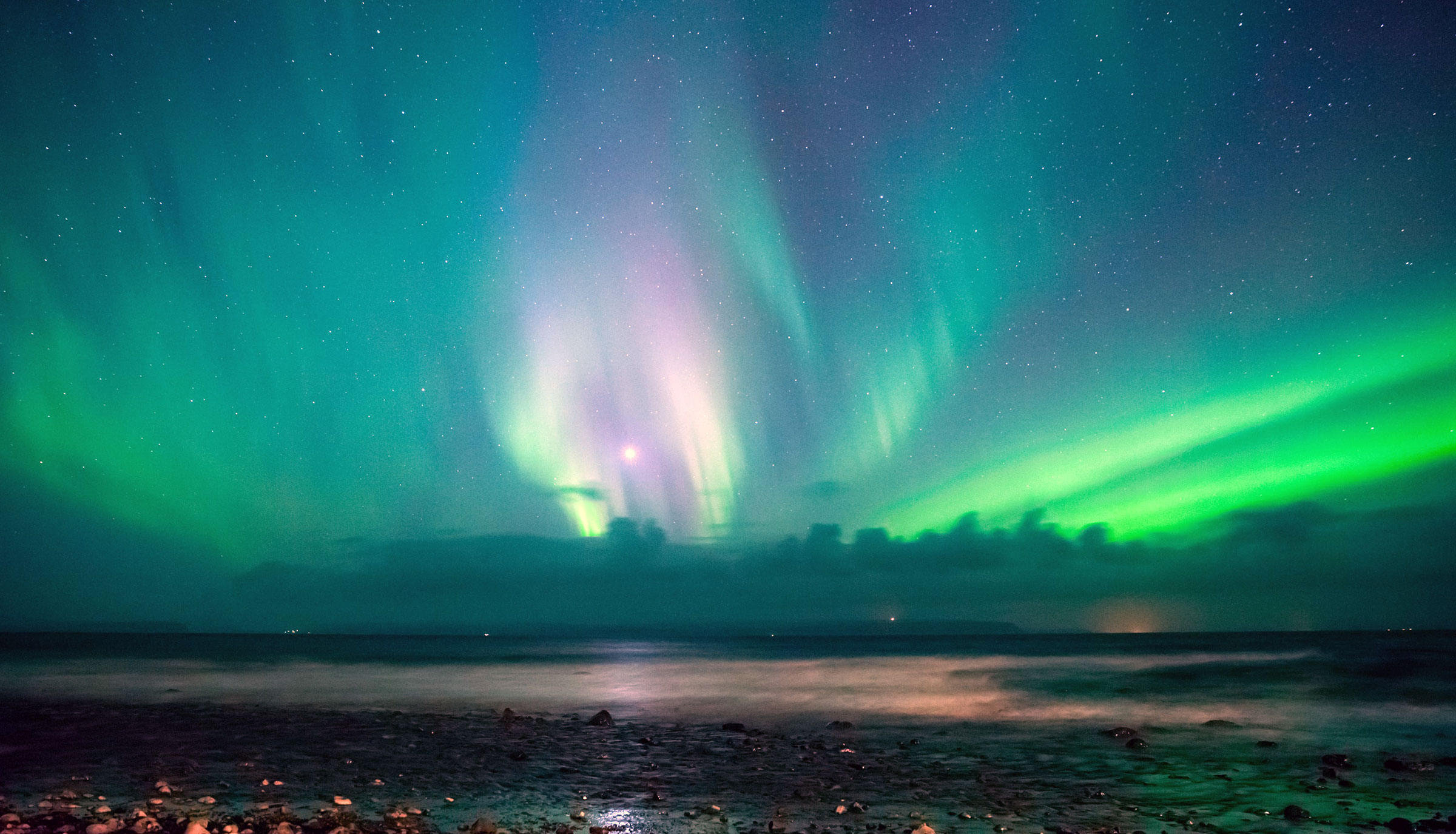 Northern lights over Kemijärvi